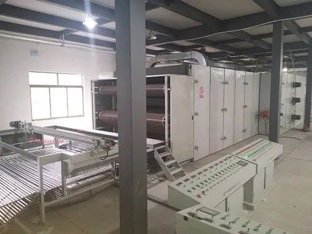 6-12meters long hot air oven for spray bond nonwoven soft wadding 
