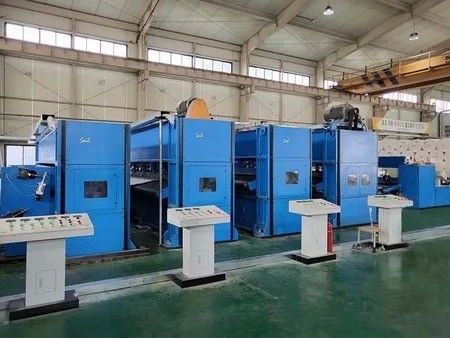 7000mm خط تولید سوزن جیوتکستیل و GCL رول لامیناسیون